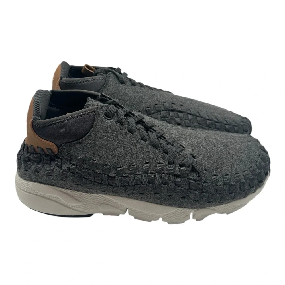 Nike Air Footscape Woven Chukka SE Shoes Mens 10.5 Dark Grey Sneakers 857874-002